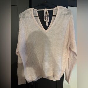 BP Light Pink V-Neck Sweater
